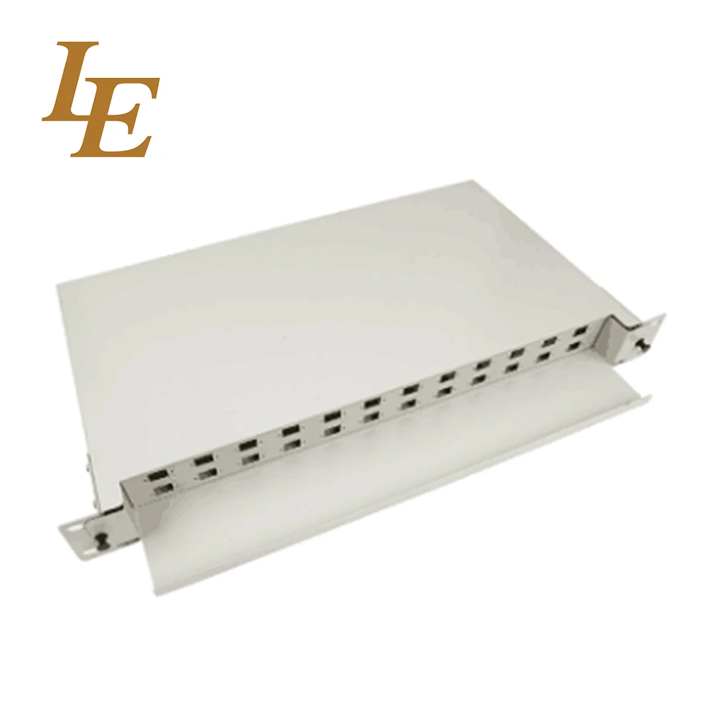 LE SC 2u 6 port mini wall mount optical fiber patch panel