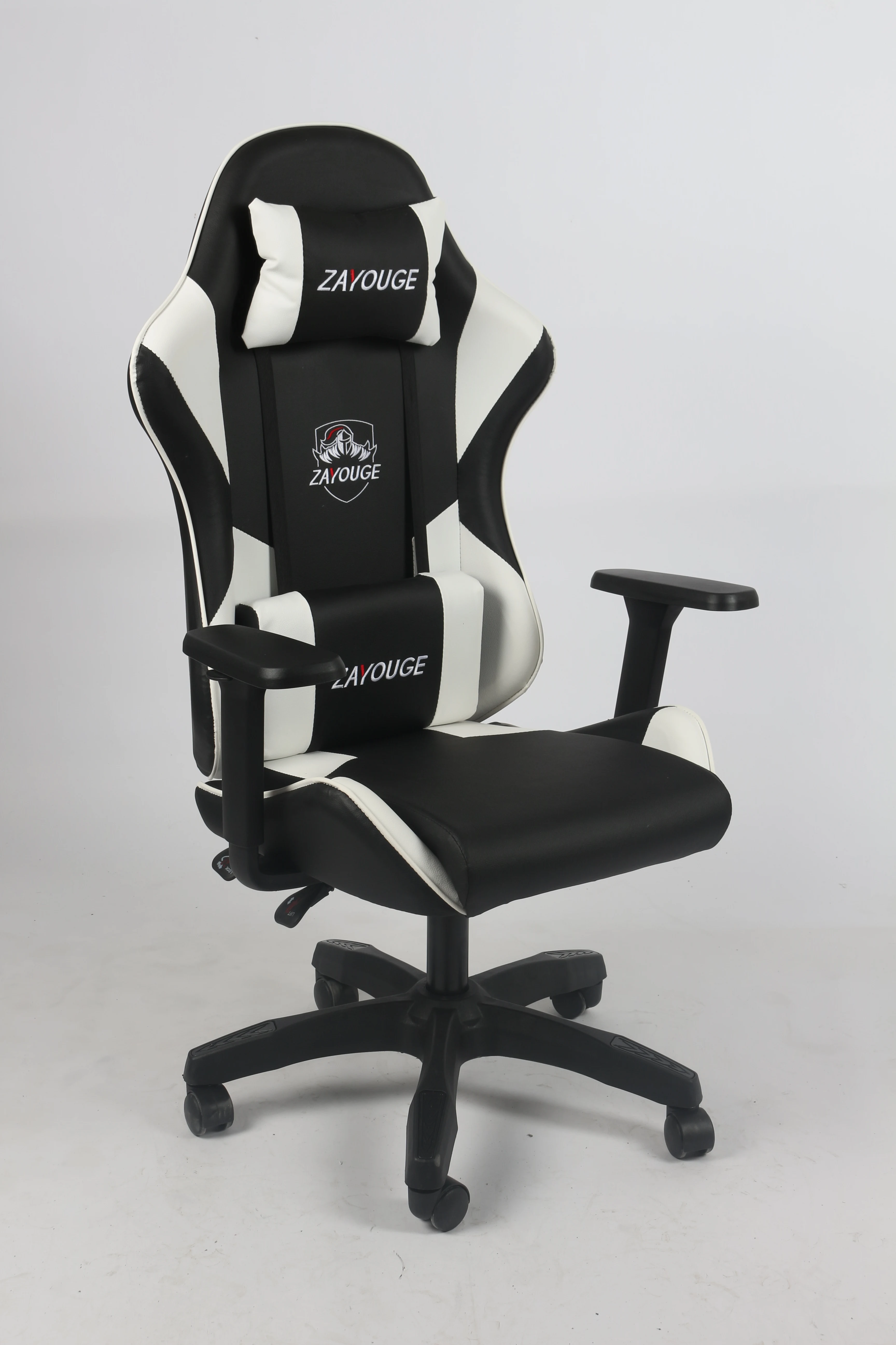 YOUGE Budget Executive Chair Ergonomic Racing Gamer Chair Revolving Feature Home Use PU Synthetic Leather Nylon Office Chair