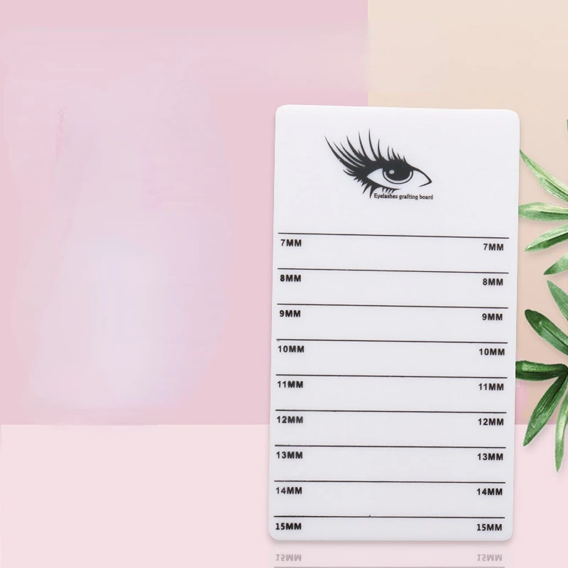 Spot acrylic grafted eyelashes display table double-layer beauty eyelashes board crystal scale take-off board