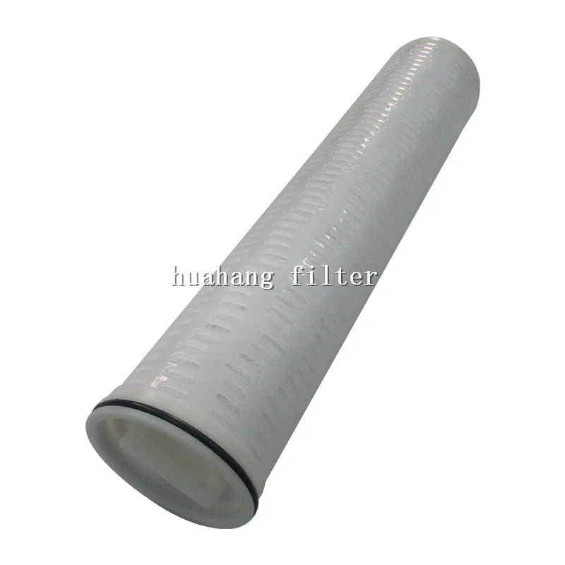 High flow water filter cartridge in RO treatment used for