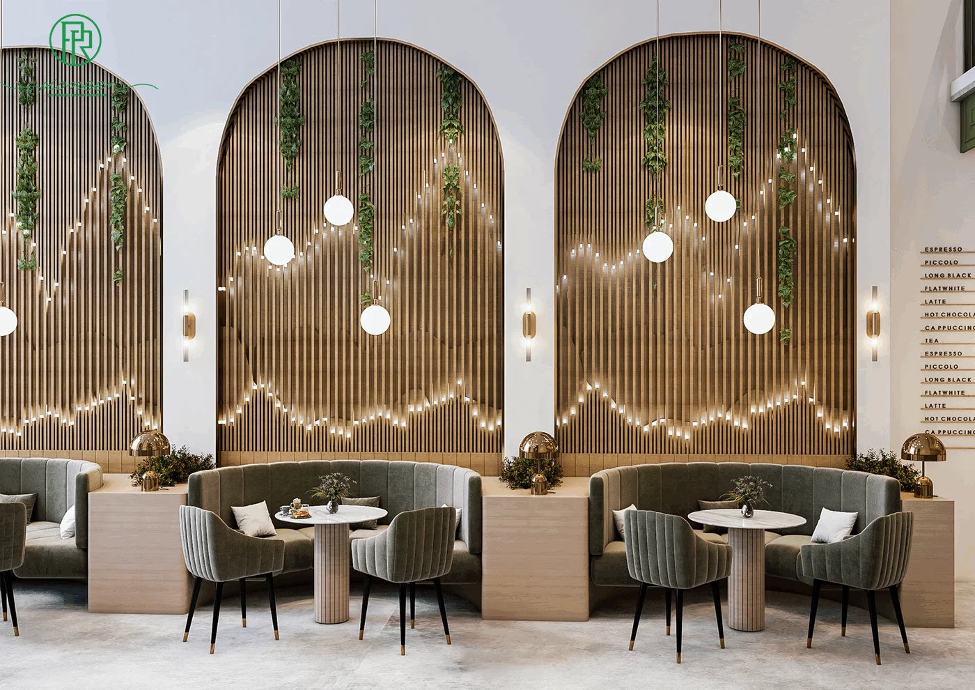 Commercial Coffee Shop Fitting Cafe Lounge Furniture Customized Booth Sofa for Bakery Bistro