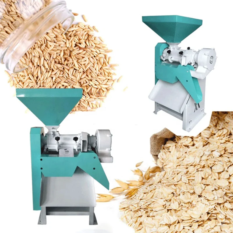 Small Corn Flattening Machine Oat Flatting Mill Barley Flakes Mill/Cereal Roller Grinder Machine