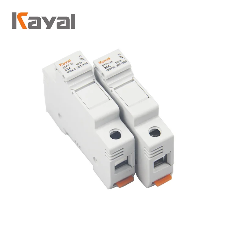 KAYAL Photovoltaic Solar Electric 1000v Thermal 1a 2a 3a 5a 10a 15a 20a 25a 32a DC Fuse Holder and Base