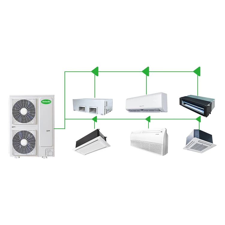 50HZ R410a DC Heat Pump 7KW Inverter HVAC System VRV Air Conditioning