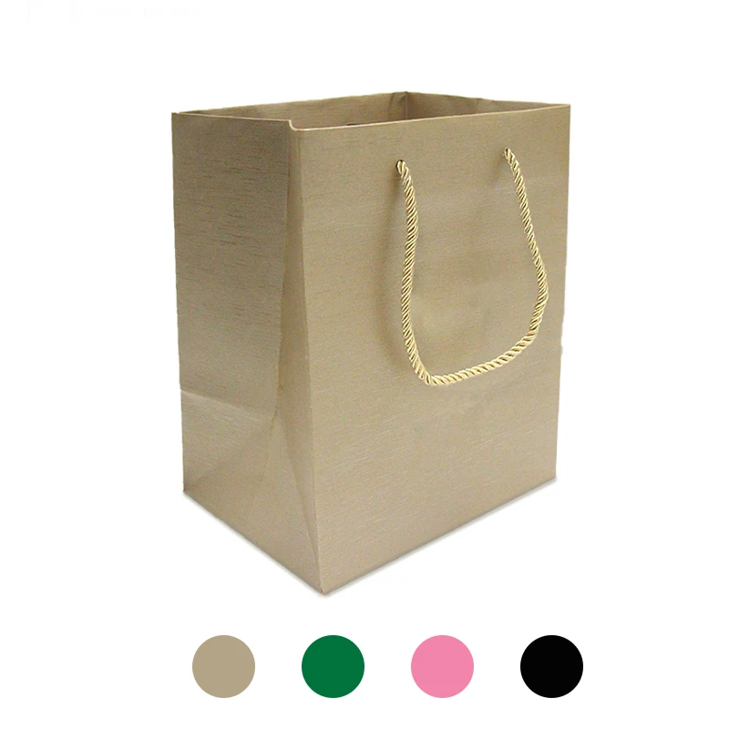 High-end Factory custom paper bag with your logo wholesale recyclable shopping clothing bag shoes bag with handle