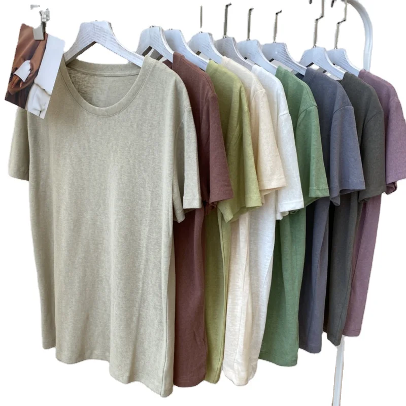 eco wholesale friendly print clothing 100 hemp t shirt fabric organic cotton hemp clothing for men women