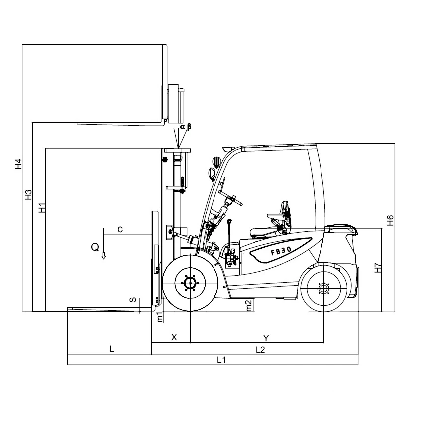 Шилин 1500/3000/3500kgs 1,5 t 3 т 3,5 3300/6600/7700lbs 4-колесный скейтборд Электрический вилочный погрузчик
