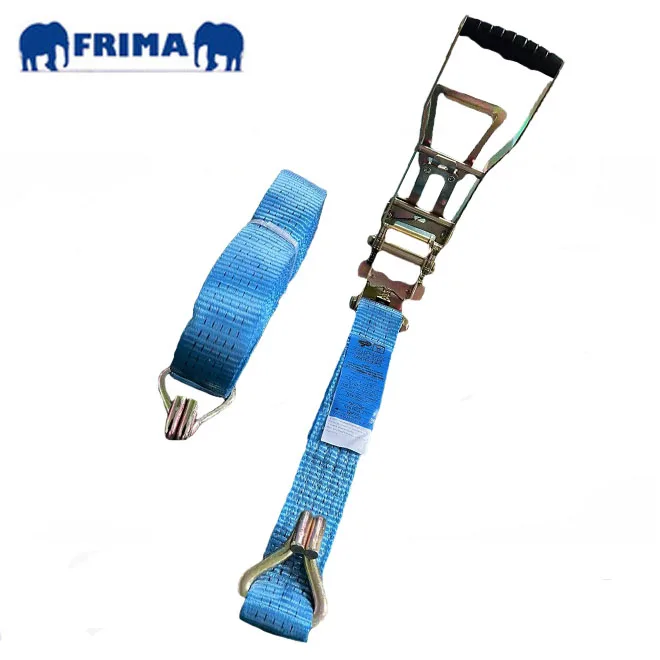 Сверхпрочный затягивающий ремень 10 м/5 тонн/110 фунтов с 2 двойными J-образными крючками, ремешок для грузовика