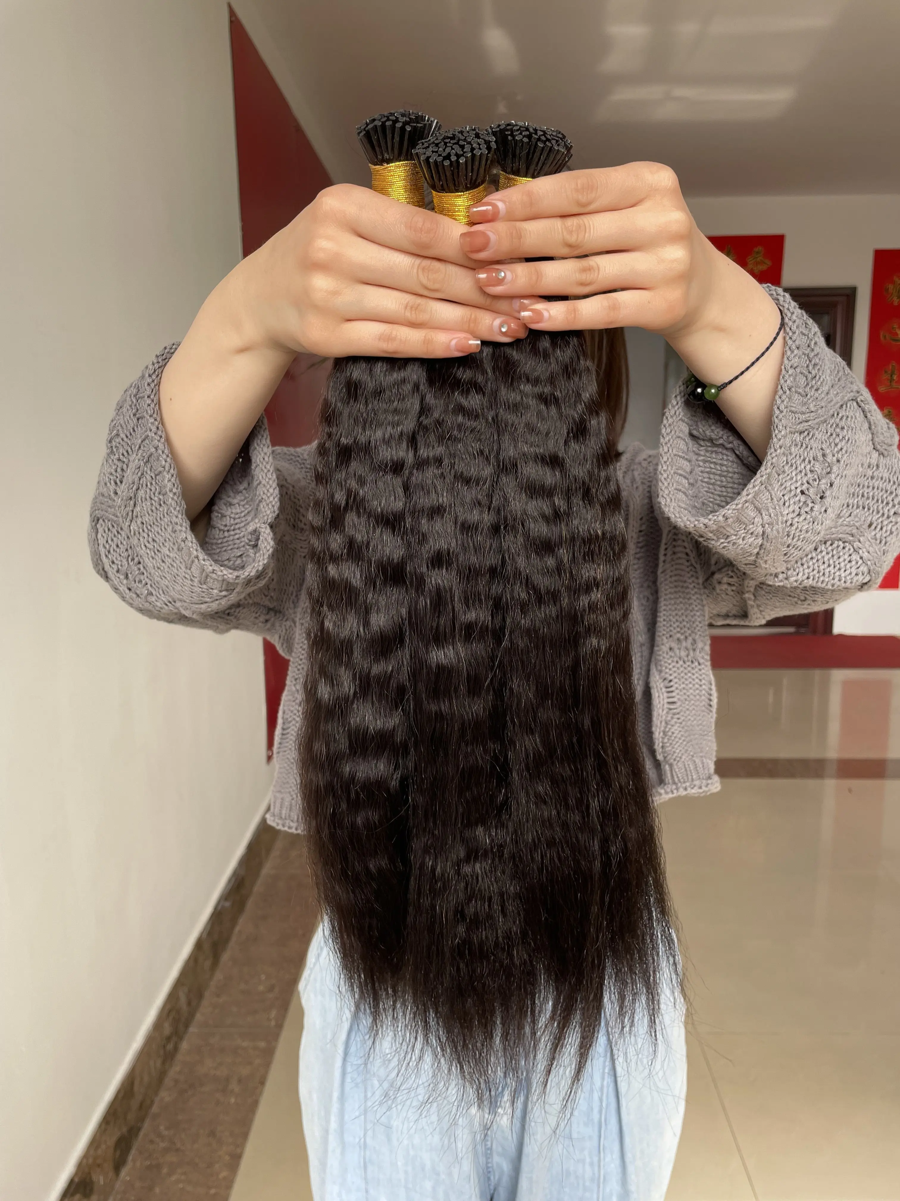 Keratin Extension Hair Remy Brazilian Itip Human Hair Vendors Unprocessed Virgin Raw Indian I Tip Hair Extensions Wholesale