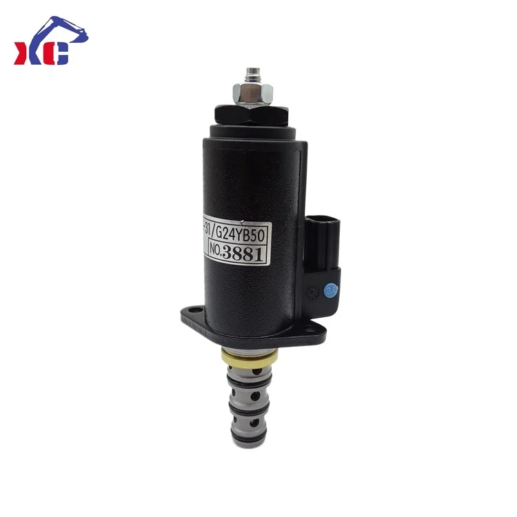 YN35V00051F1 High Quality Solenoid Valve SK200-8 Excavator Rotation Brake Solenoid Valve WE5K-31/G24YB50
