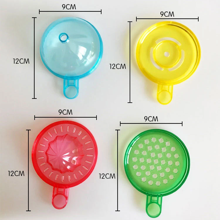 Plastic Multifunction Manual Press Lemon Citrus Squeezer Orange Juicers With Scale Measuring Cup Funnel Grinder Kitchen Tool Set