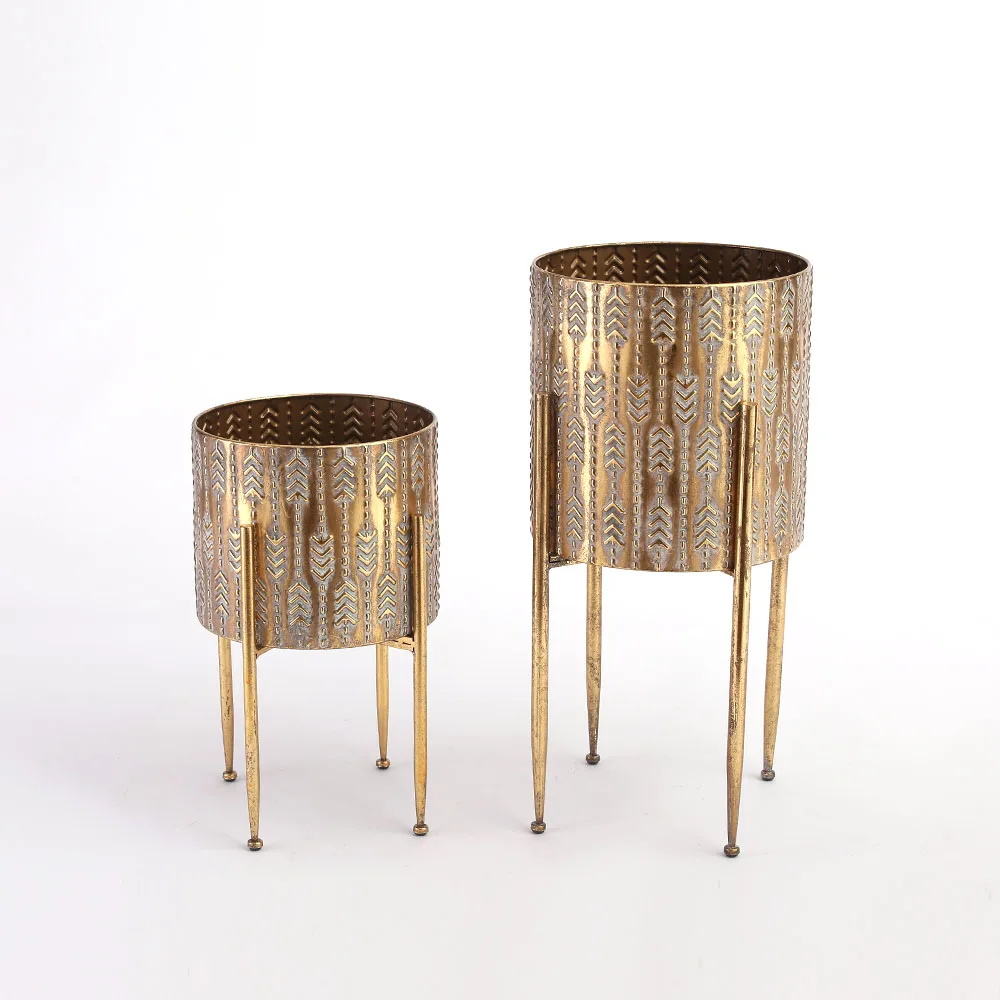 
 Металлическая декоративная подставка для цветов, античная декоративная подставка для цветов для ресторана  