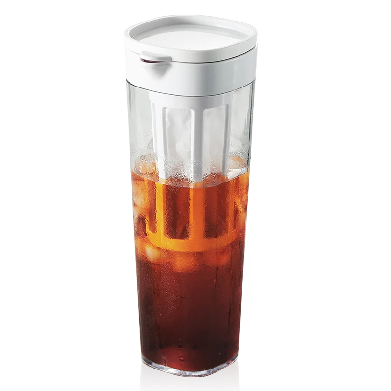 Bincoo Hot Selling New Shape 1100ML Cold Brew Cold Tea Maker Water Bottle Home Espresso Ice Drip Maker Tea Glass Pots