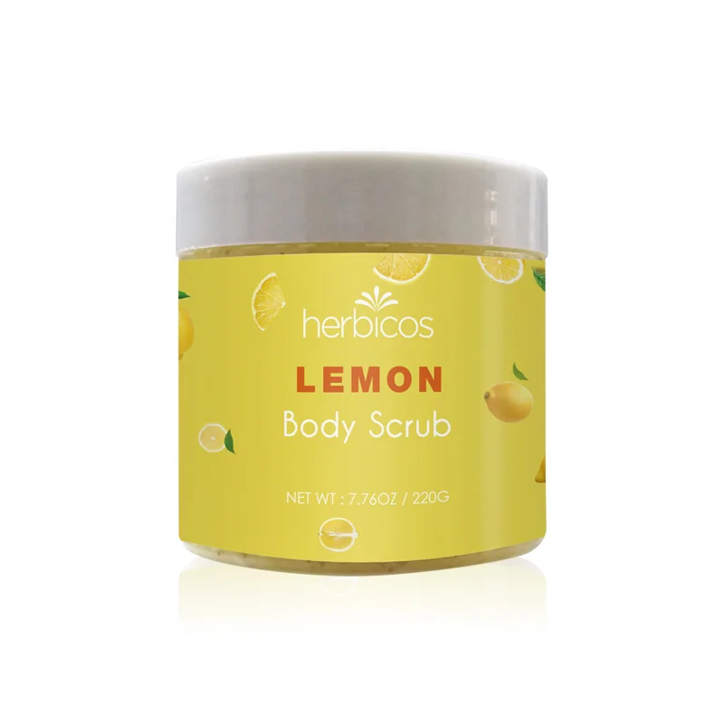 Private Label Wholesale Organic Brightening Vitamin C Mango Lemon Sugar Body Scrub