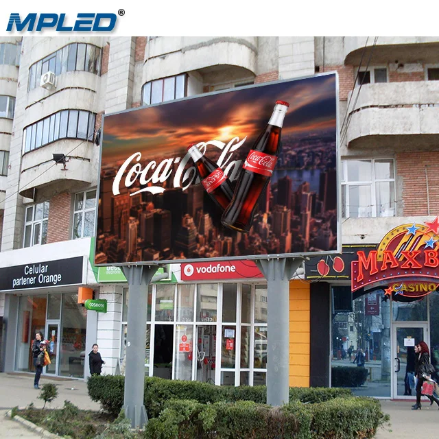 MPLED the naked-eye 3d outdoor billboard led Quick Installation p10 outdoor led display
