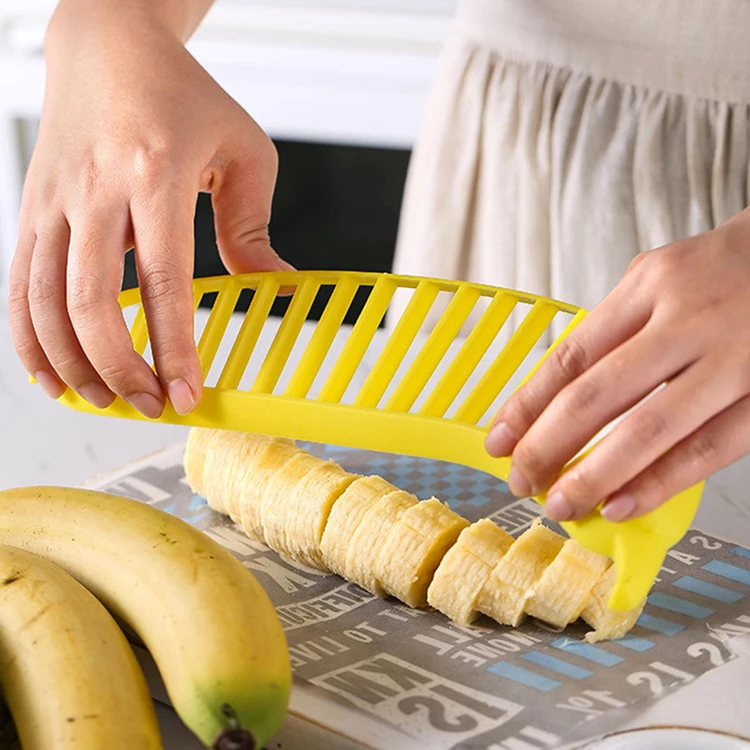 Hot Sales Vegetable and Fruit Cutter Chopper Kitchen Gadget Sausage Ham Slicer Manual Banana Slicer