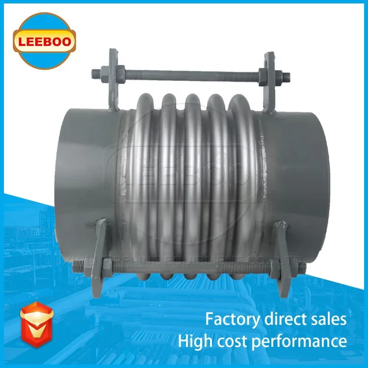 High temperature resistant industrial gas thermal pipe welded flexible stainless metal expansion joint corrugated metal bellows