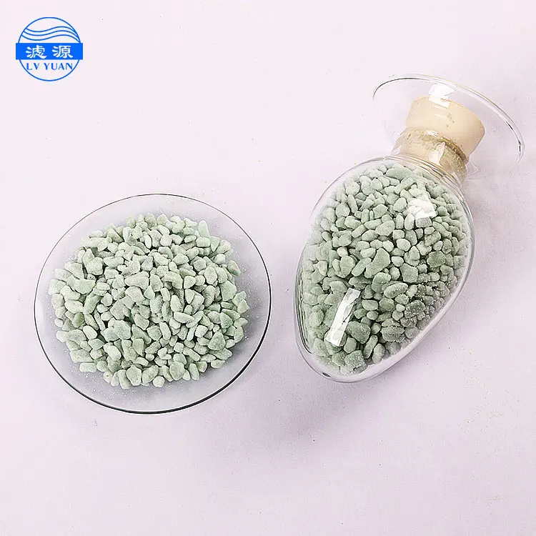 Lvyuan завод Китай поставщика хорошая цена гептагидрат черных сульфатов FeSO4.7H2O