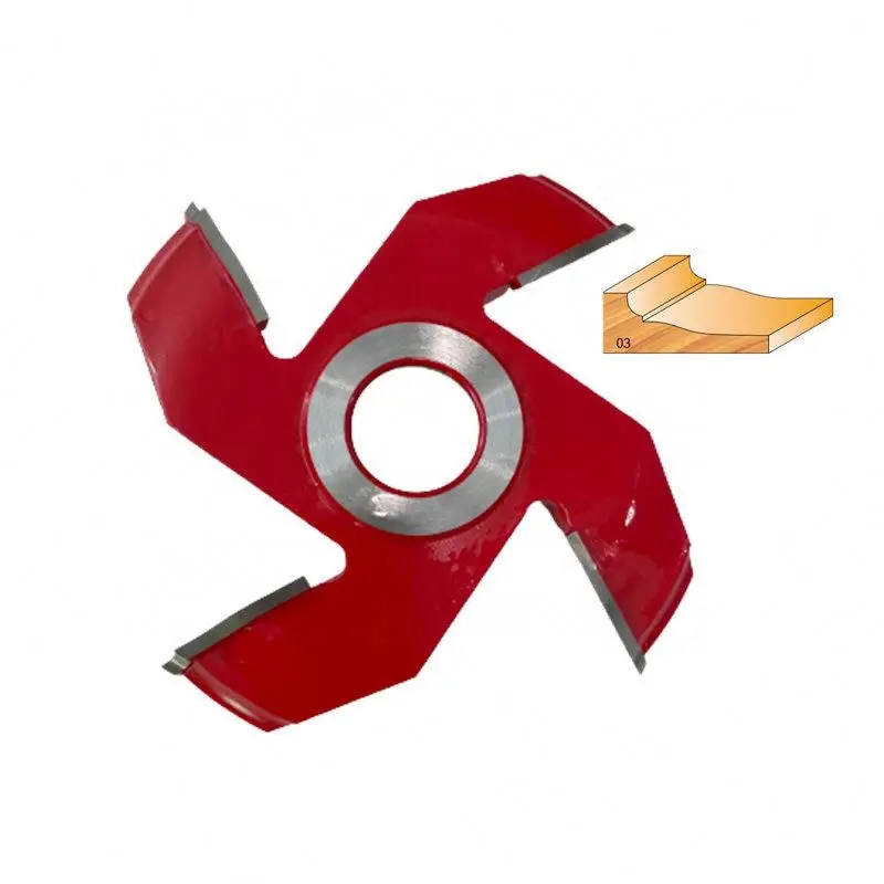 Tideway Tools High Quality TCT Spindle Moulder Knife Door Panel Raising Cutter Head for wood door