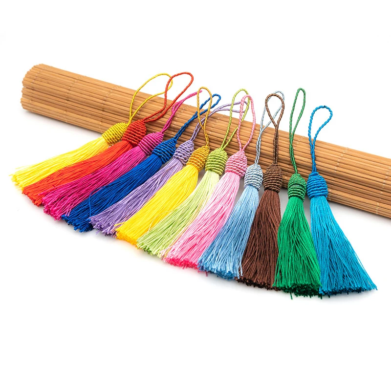 Рекламная акция Шариковые кисточки подвесные бороды оптовая продажа с резьбовой кисточкой китайский узел кулон «сделай сам» шторы