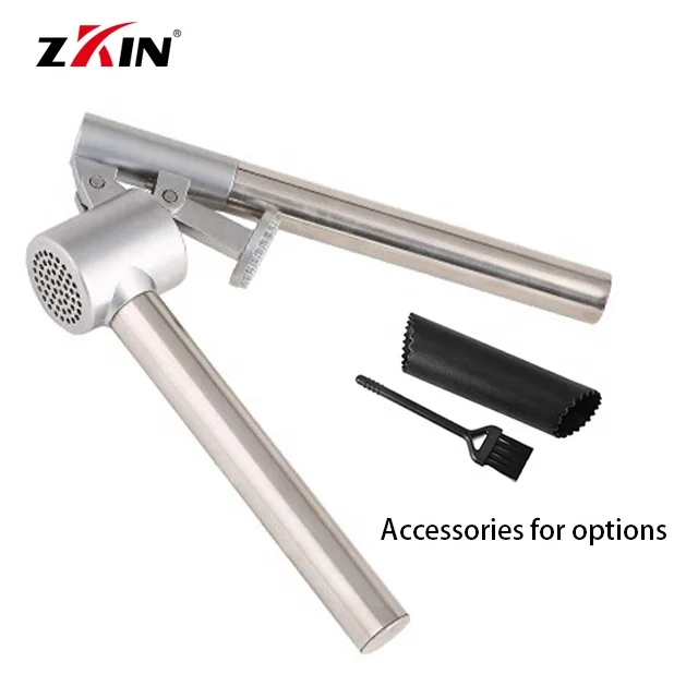 hot sell manual zinc alloy garlic press ginger garlic crusher kitchen masher chopper fruit vegetable tools kitchen gadgets
