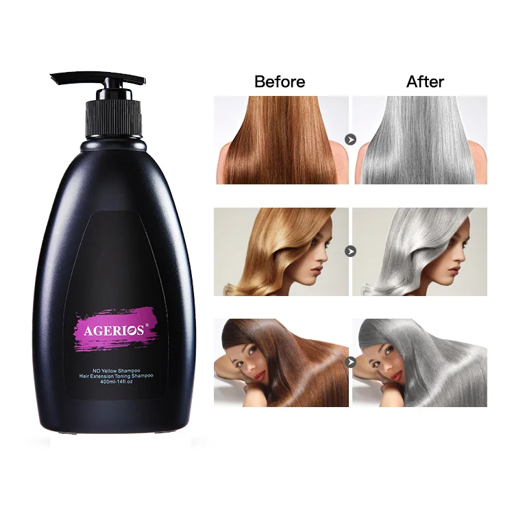 Blonde Shampoo Brassy Control Purple Blue Toners Silver Shampoo for blonde grey white hair