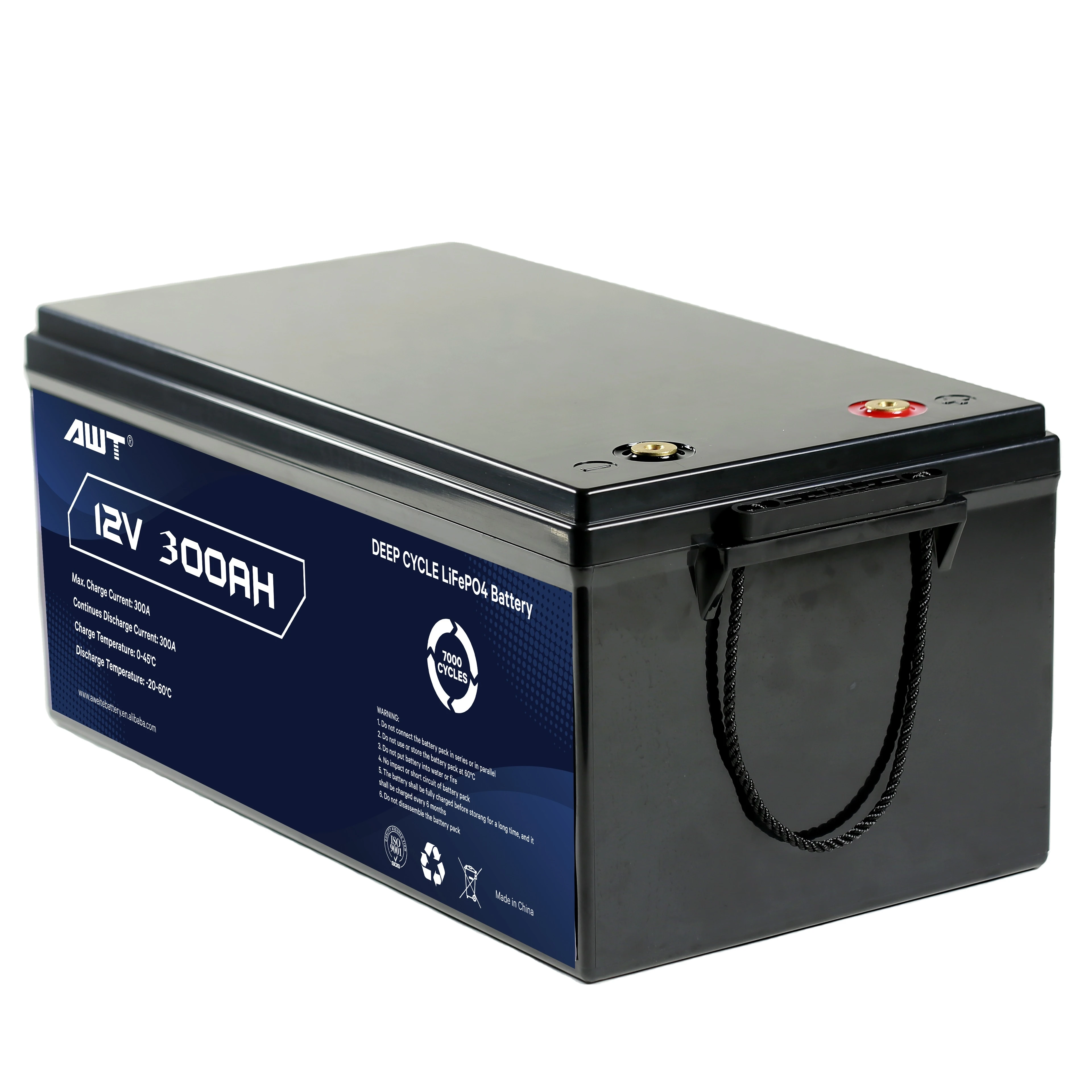 AWT Cheap Solar Grade A battery Pack 12V 12.8V 300Ah Lithium lifepo4 Battery solar energy systems for Electric Bicycles/Scooters