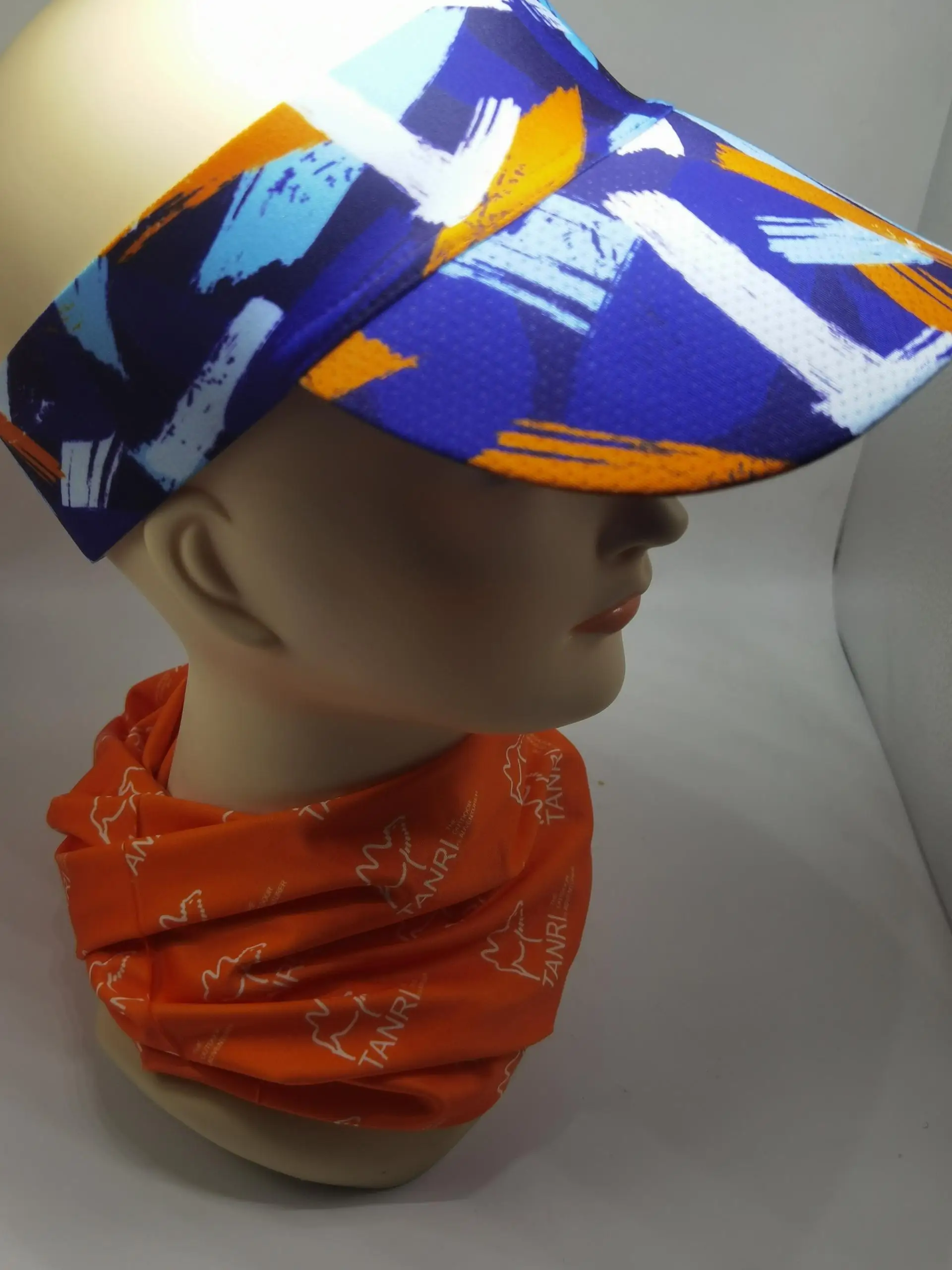 
Folding easy taking customize Printing wholesale sun visors with Bamboo Carbon Fiber Sports Running Headband Sweatband 