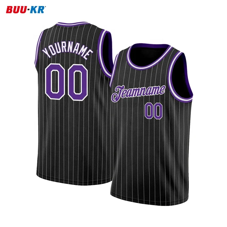 Buker Wholesale Retro Design Men Sportswear Polyester Custom Team Logo Cheap Practice Basketball Jersey Set