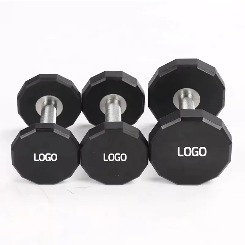 OEM Wholesale High Quality Gym Equipment Free Weights Fitness 12-sided Weightlifting Exercise CPU Dumbbell