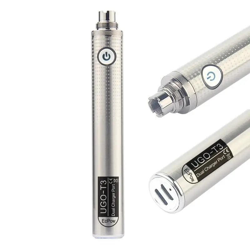 UGO T3 Vape Pen Battery 1300mah Variable  Voltage USB Passthrough