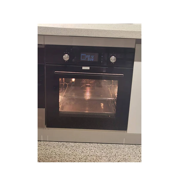 Bread Baking Oven Single Hornos Electric OEM Stainless Steel Family 80L Built in Big Capacity Self Clean Pyrolytic Oven 600mm