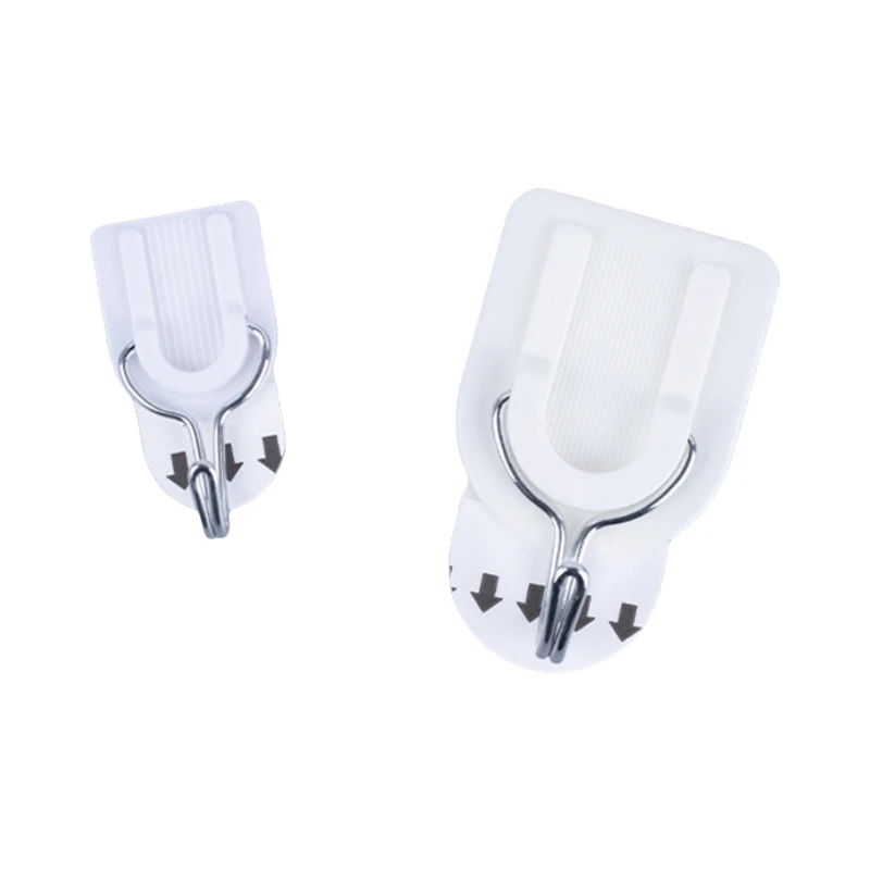 White U-Shaped Hook Reused Firmly Bulk Wholesale Perforation-Free Glue Strong Hook