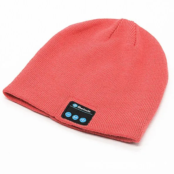 Bluetooth Beanie, Pom Pom Soft Knit Beanie Hat Built-in Speakers & Microphone for Winter Fitness Outdoor Sports