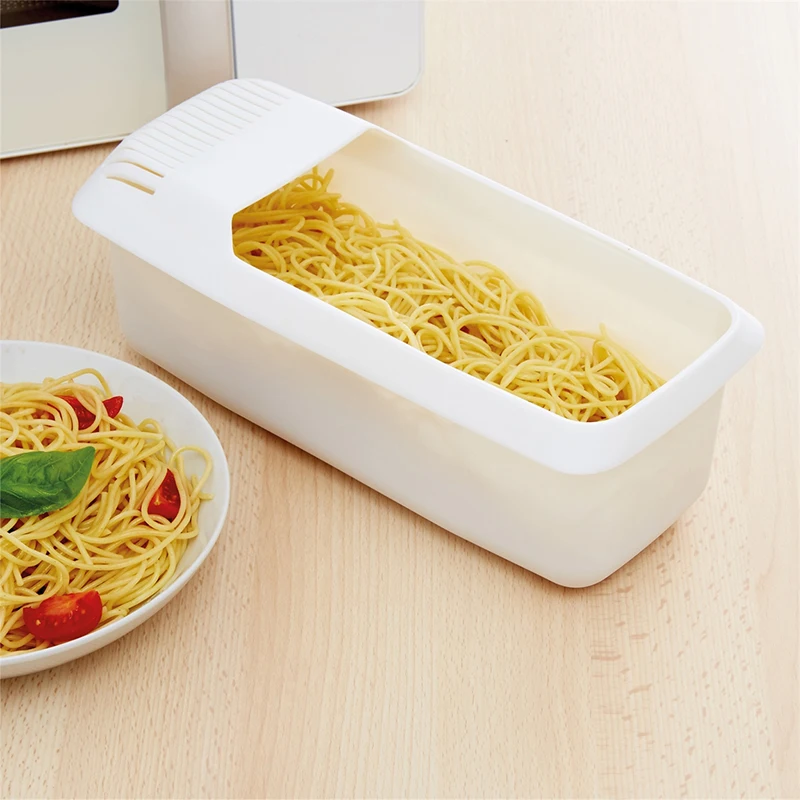 Kitchen 2-in-1 Microwave Cuisine Cooker Plastic Pasta and Vegetables Box Storage