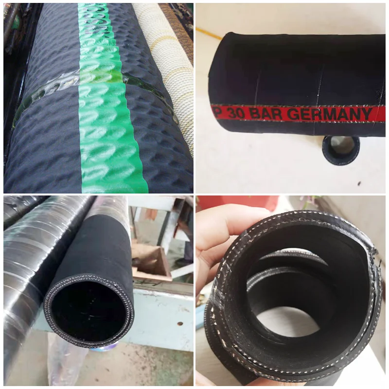 Hydraulic hose high pressure rubber hose fitting applied to the general mining equipment