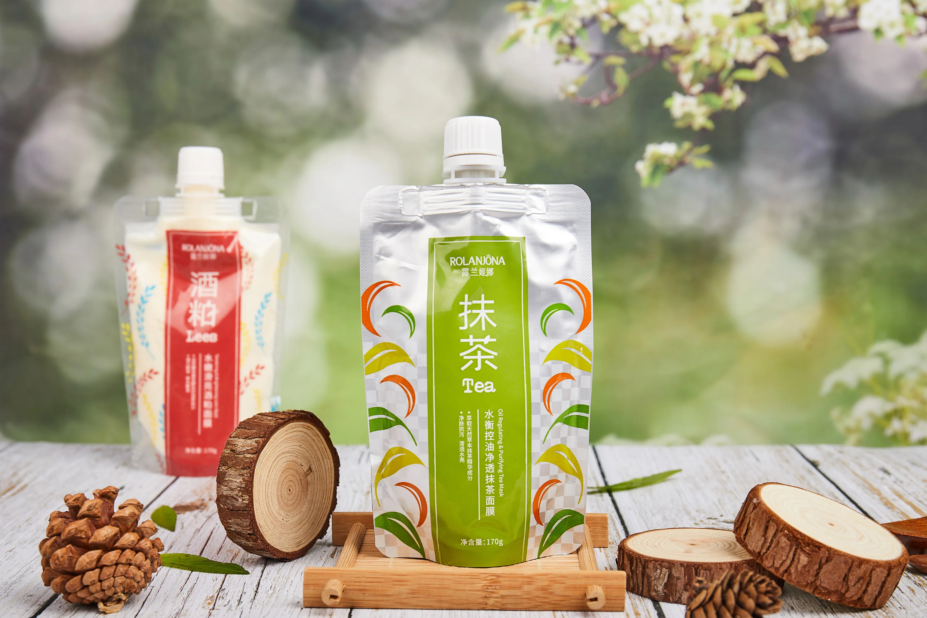 Private label OEM sake lees clay mask mud facial mask