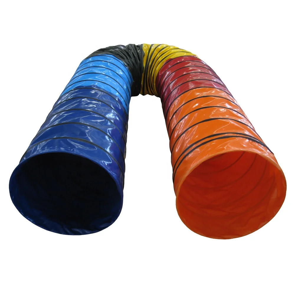 Dog Running Through Agility Tunnel  bag