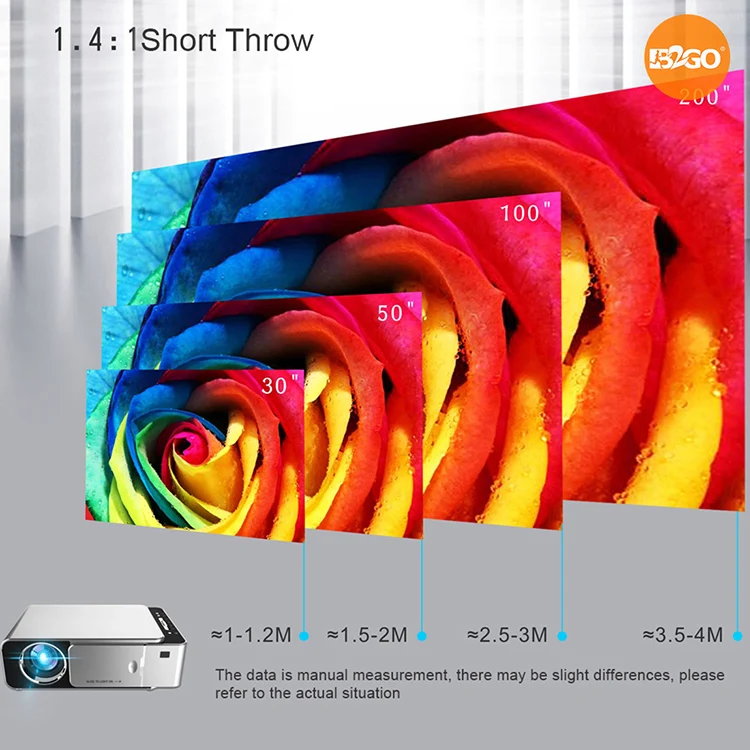 High Quality BX3-A projector phone mobile mirror cast for android LCD projector for entertainment education school