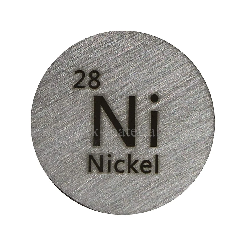 Новое поступление, мишень для распыления никеля и металла, диск 24,26 мм, никель Ni Pure 99.99% для коллекционирования или экспериментов