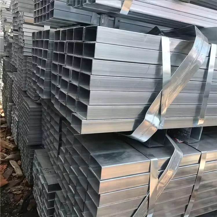 ASTM A53 Gr. B Mild Rhs Shs Hollow Section hot dipped  Galvanized Square Rectangular Welded Carbon Steel Pipe