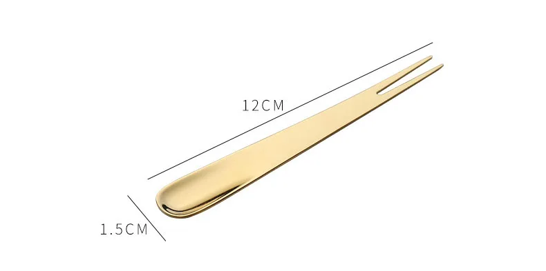 4.7 Inch 2 Prong Tasting Appetizer Forks Stainless-Steel Dessert Fruit Salad Forks for Party Banquet