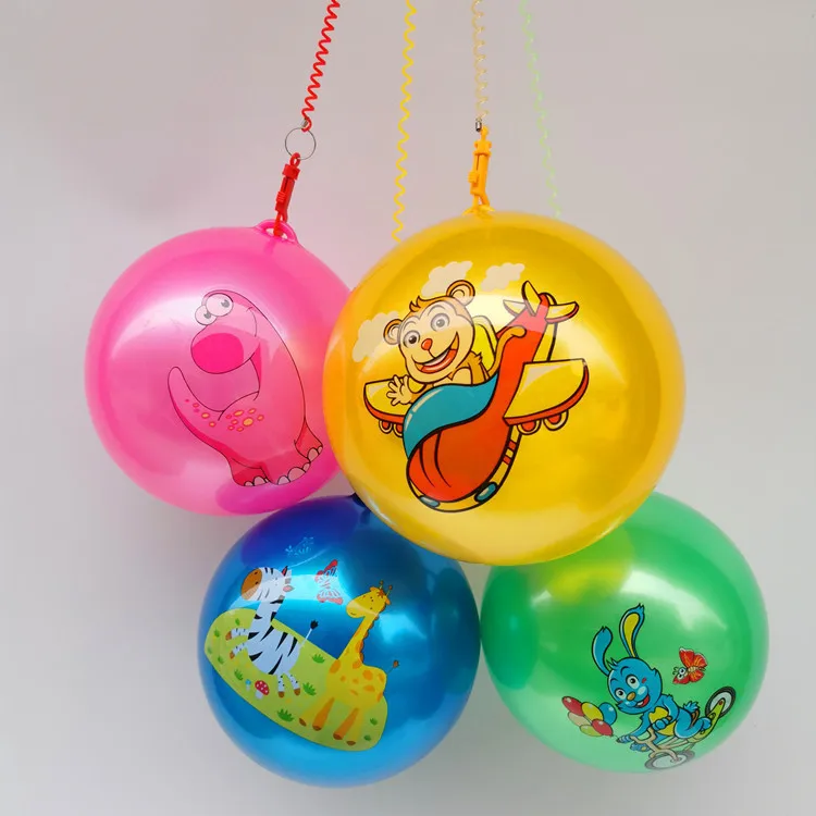 New Custom Promotional Plastic Sports Inflatable PVC Toy Football Ball With Chain