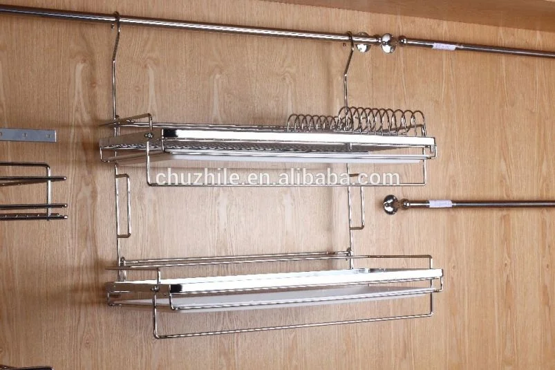 Подвесной кухонный двухслойный держатель для чашек подставка для посуды