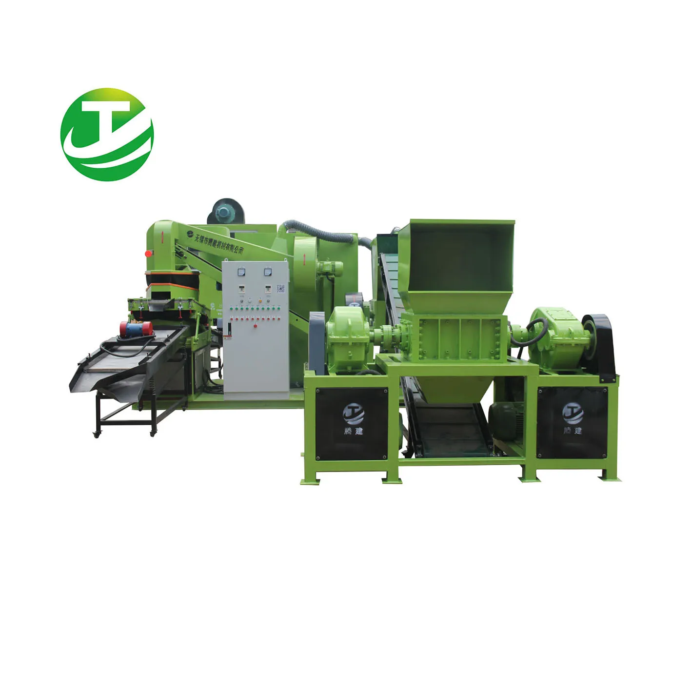 Automatic machine to recycling scrap copper cables