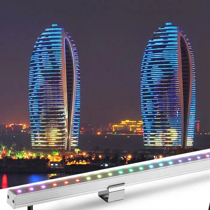 
IP68 dmx led digital tube light strip linear building light 