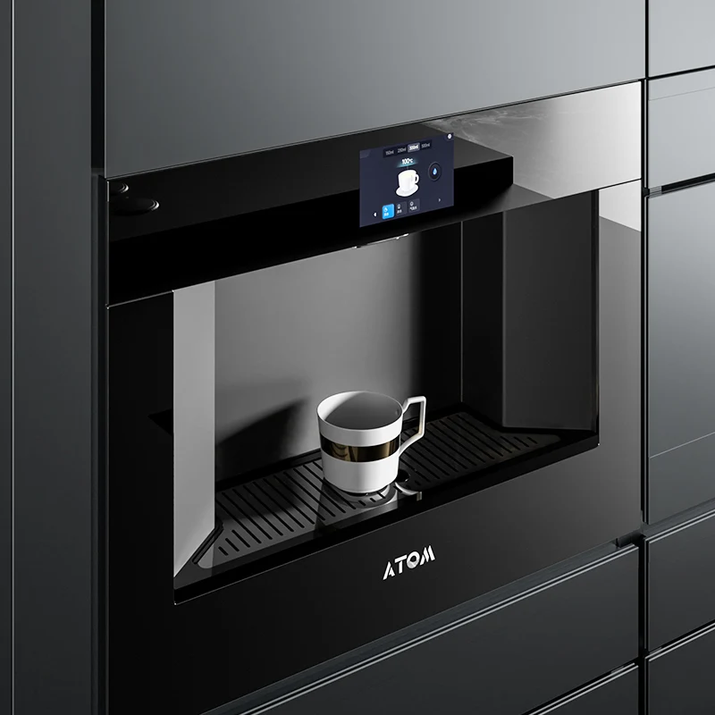 Kitchen Wall-Mounted Hot & Cold Stainless Steel Water Dispenser Built-in Filtered Sparkling Water System for Household Use