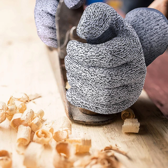 Food Grade Kitchen Knife Blade Proof Level 5 Anti cut Cooking Gloves Safety Protection Fish Handling Cut Resistant Gloves