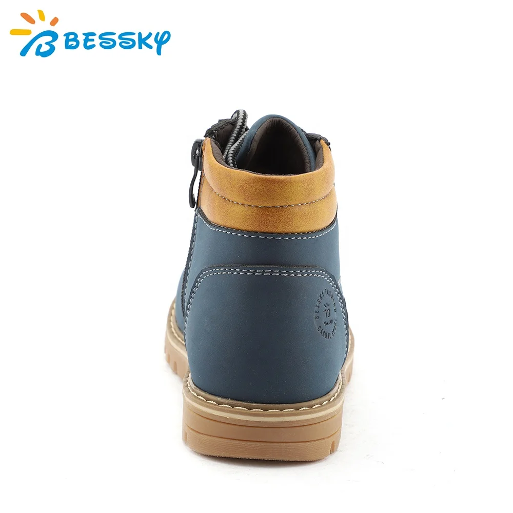 Теплые зимние ботинки; Легкие и мягкие ботинки для мальчиков; Детские ботинки с высоким берцем на толстой подошве