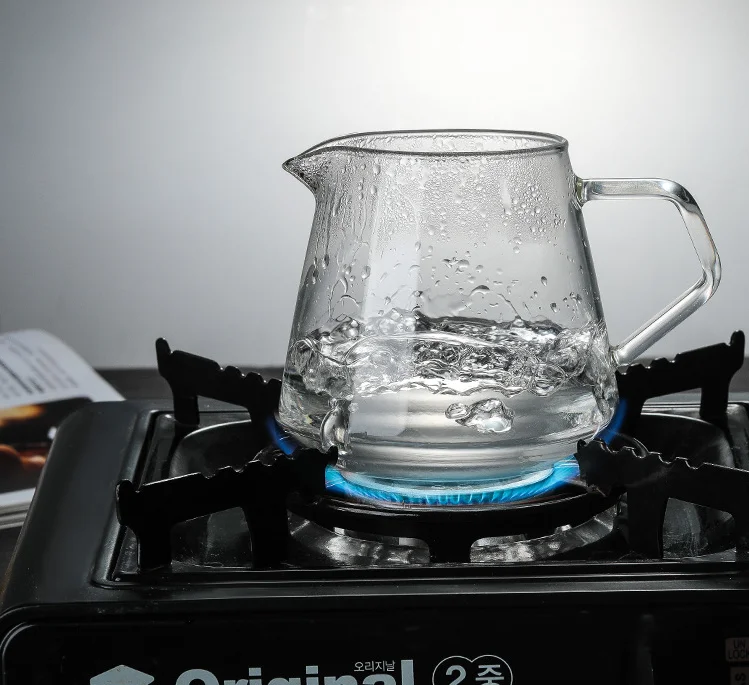 Glass Coffee Server Pour Over Coffee Decanter 400ML 650ML Transparent Glass Coffee Pot